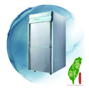 兩門不鏽鋼營業用風冷全冷凍冰箱