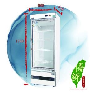 400L單門展示玻璃冷凍冰箱